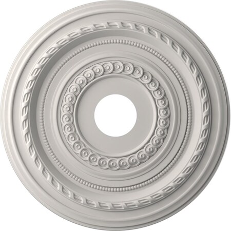 Cole PVC Ceiling Medallion (Fits Canopies Up To 5 1/8), 19OD X 3 1/2ID X 1P